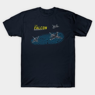 Vintage F-16 Falcon Fighter Jet T-Shirt